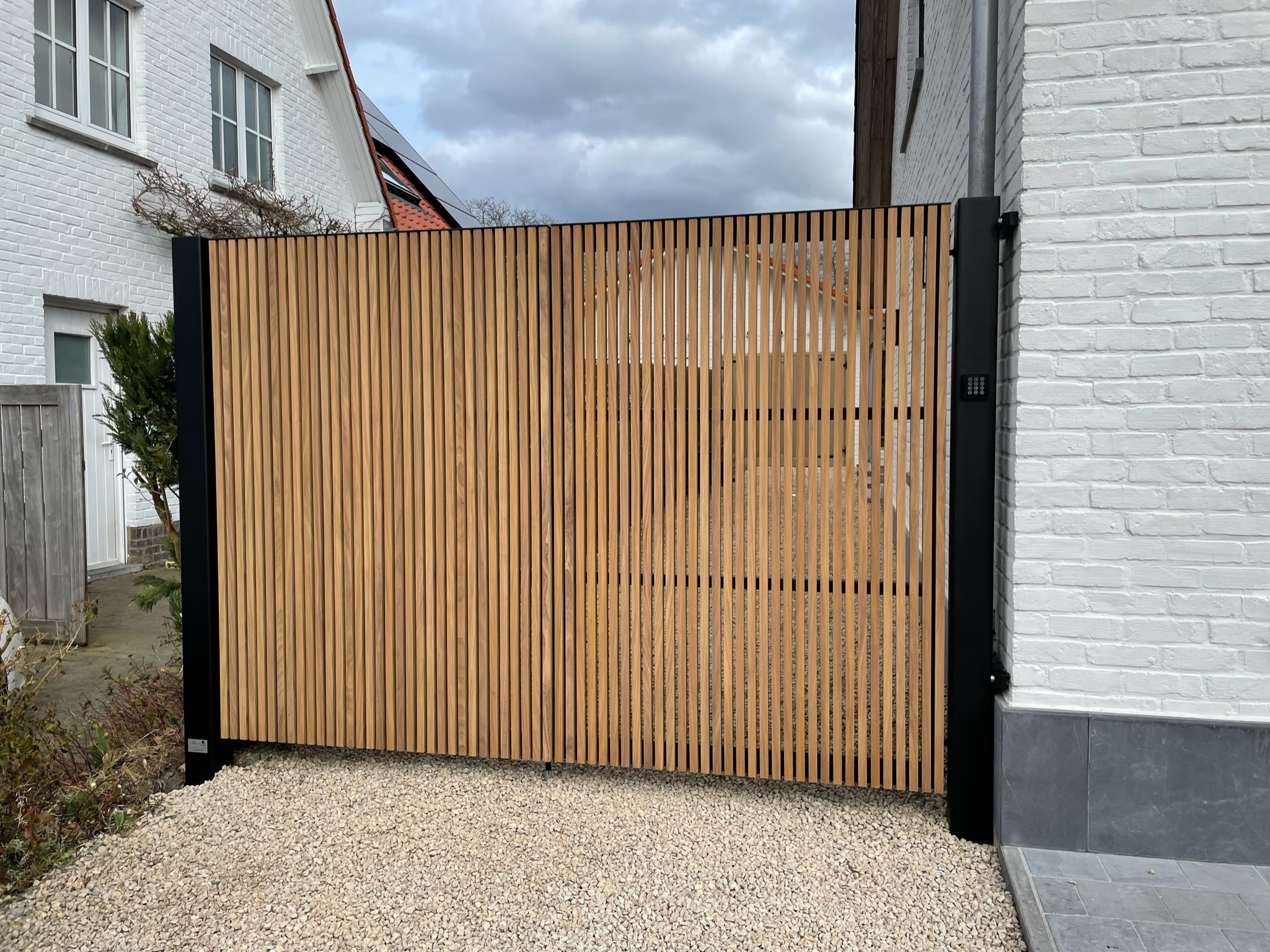Houten poort